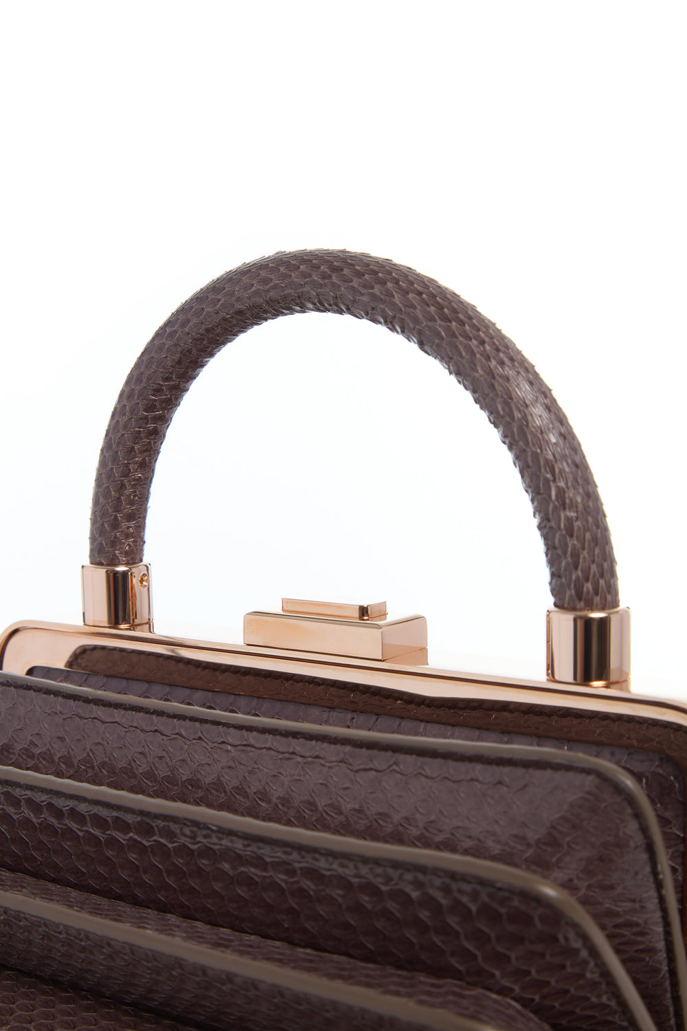 Diana Bag in Charcoal Snakeskin