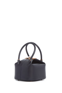 Mini Baez Bag in Navy Nappa Leather