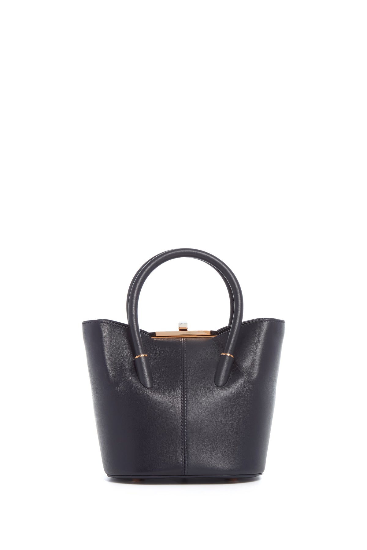 Mini Baez Bag in Navy Nappa Leather