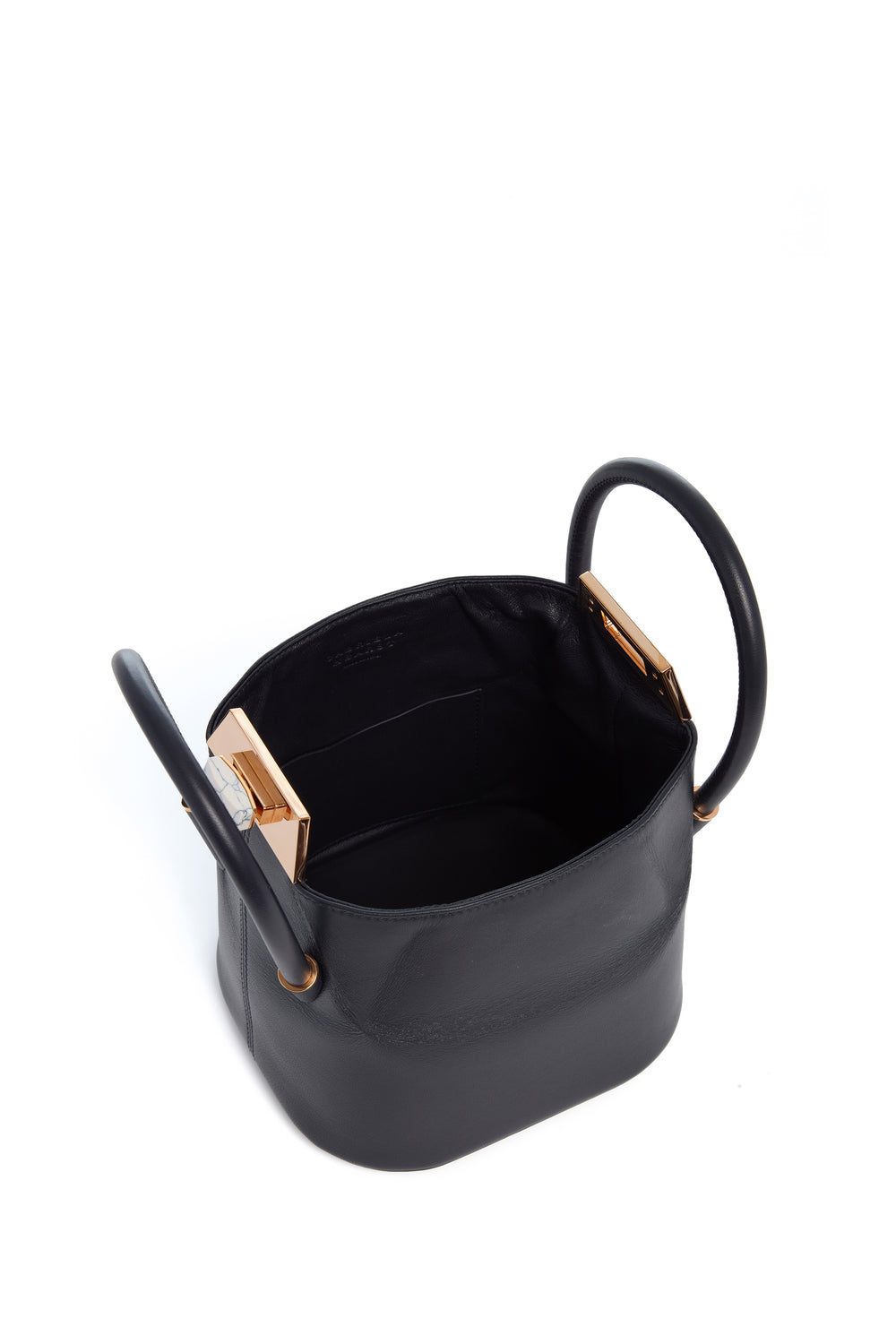 Mini Baez Bag in Navy Nappa Leather