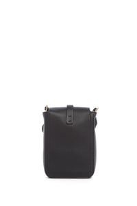 Phone Pouch in Black Nappa Leather