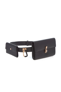 Tool Belt in Black Nappa Leather