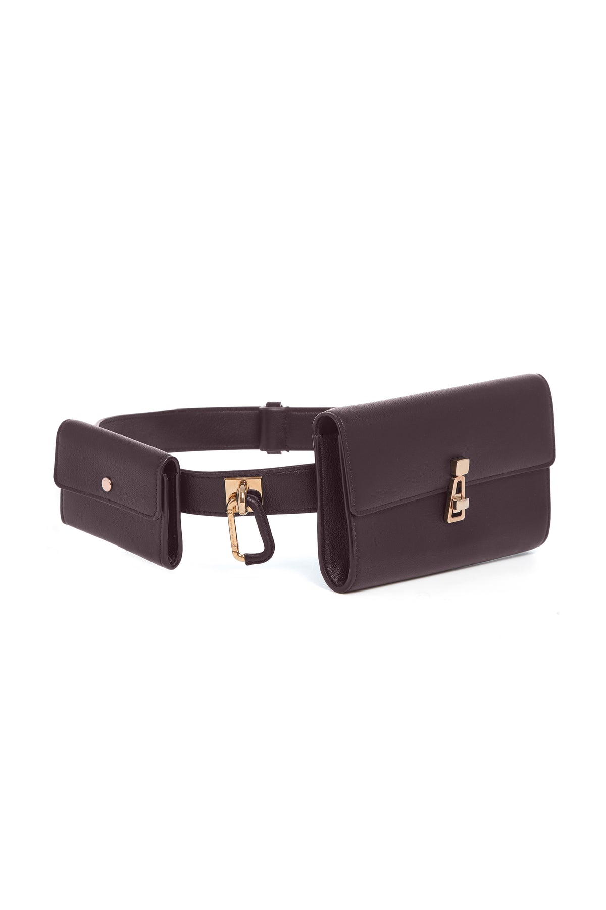 Tool Belt in Bordeaux Nappa Leather