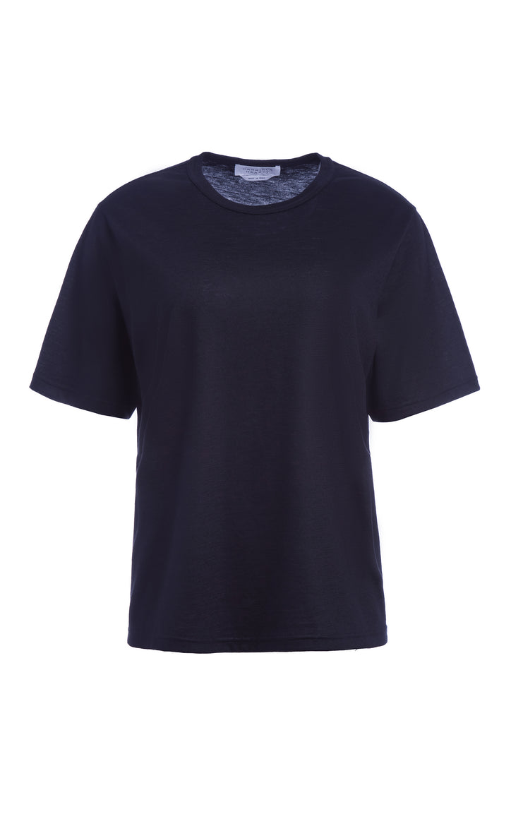 Kirby T-Shirt in Dark Navy Cashmere
