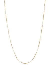 Mia Necklace in 18K Yellow Gold & Natural Saltwater Pearls