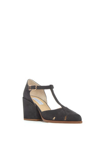 Hawes Sandal in Charcoal Suede