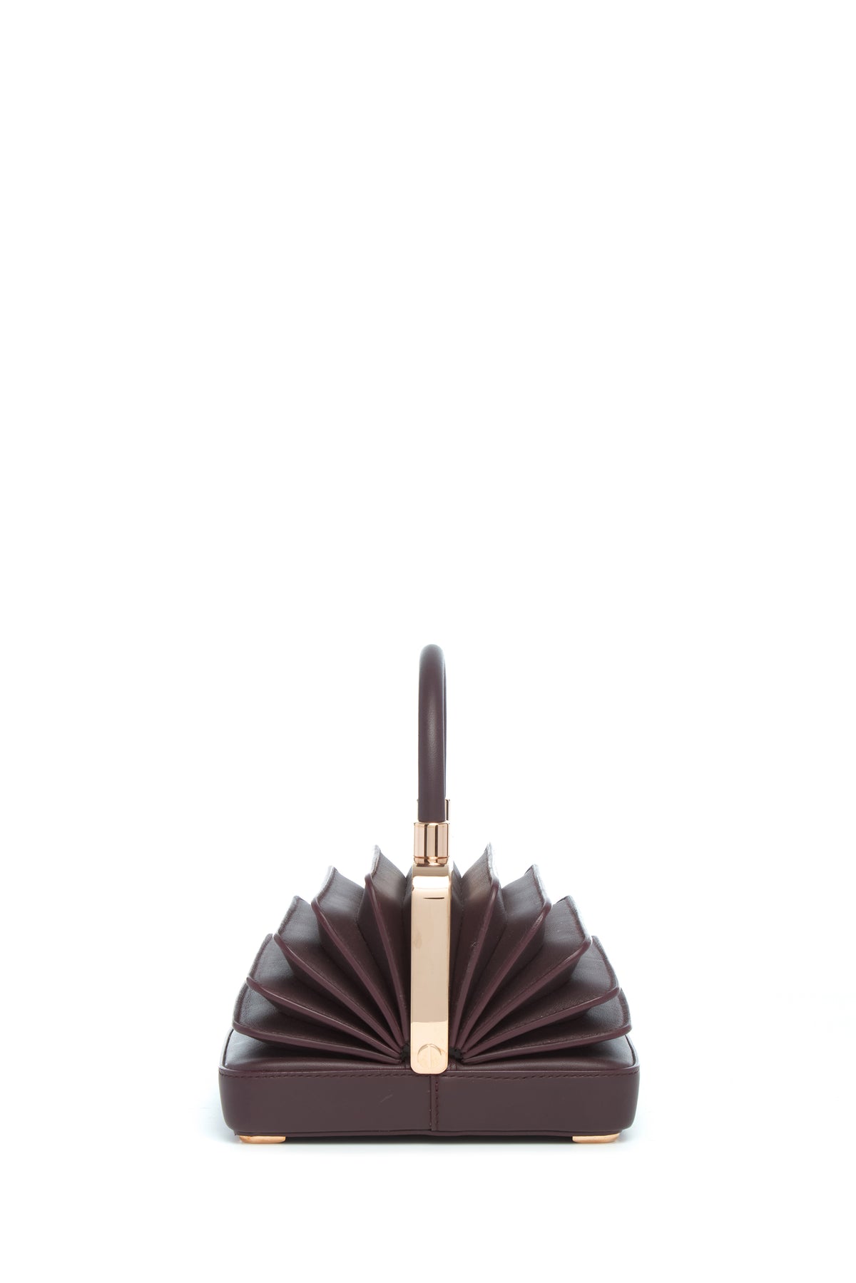 Small Diana Bag in Bordeaux Nappa Leather