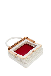 Diana Bag in Ivory Snakeskin