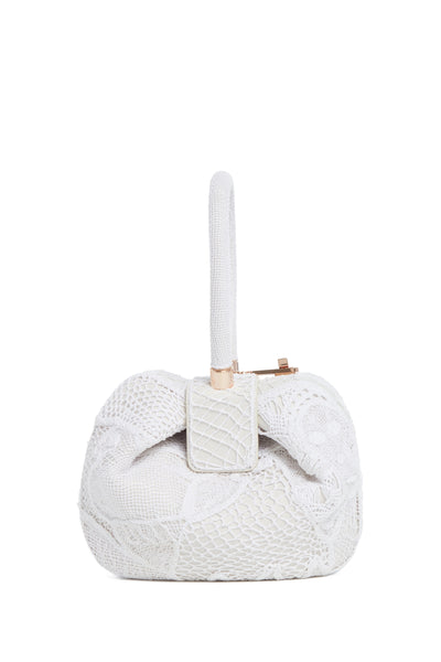 Nina Bag in Ivory Nappa Leather with Cotton Macrame – Gabriela Hearst