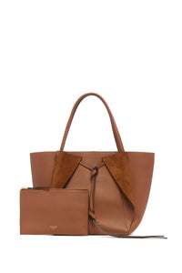 Marija Tote Bag in Cognac Soft Leather
