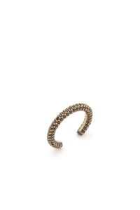 Tatot Pave Ring in 18K Yellow Gold & Black Diamonds