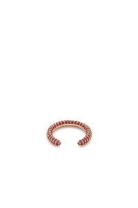 Tatot Pave Ring in 18K Yellow Gold & Ruby