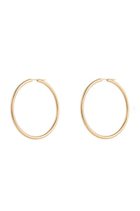 Large Loop Earrings in 18K Yellow Gold