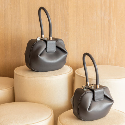 Nina Bag Charcoal Nappa Leather | Gabriela Hearst