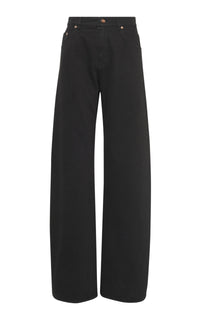 Amoret Jean in Black Recycled Cotton Denim