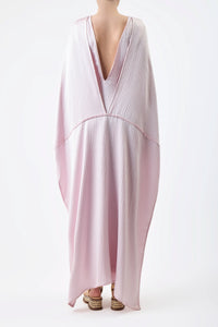 Hunter Dress in Blush Silk