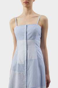 Margritte Dress in Multi Cotton Linen
