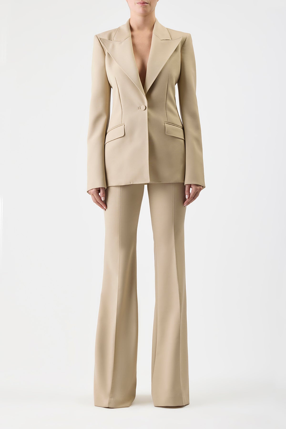 Rhein Pant in Khaki Sportswear Wool