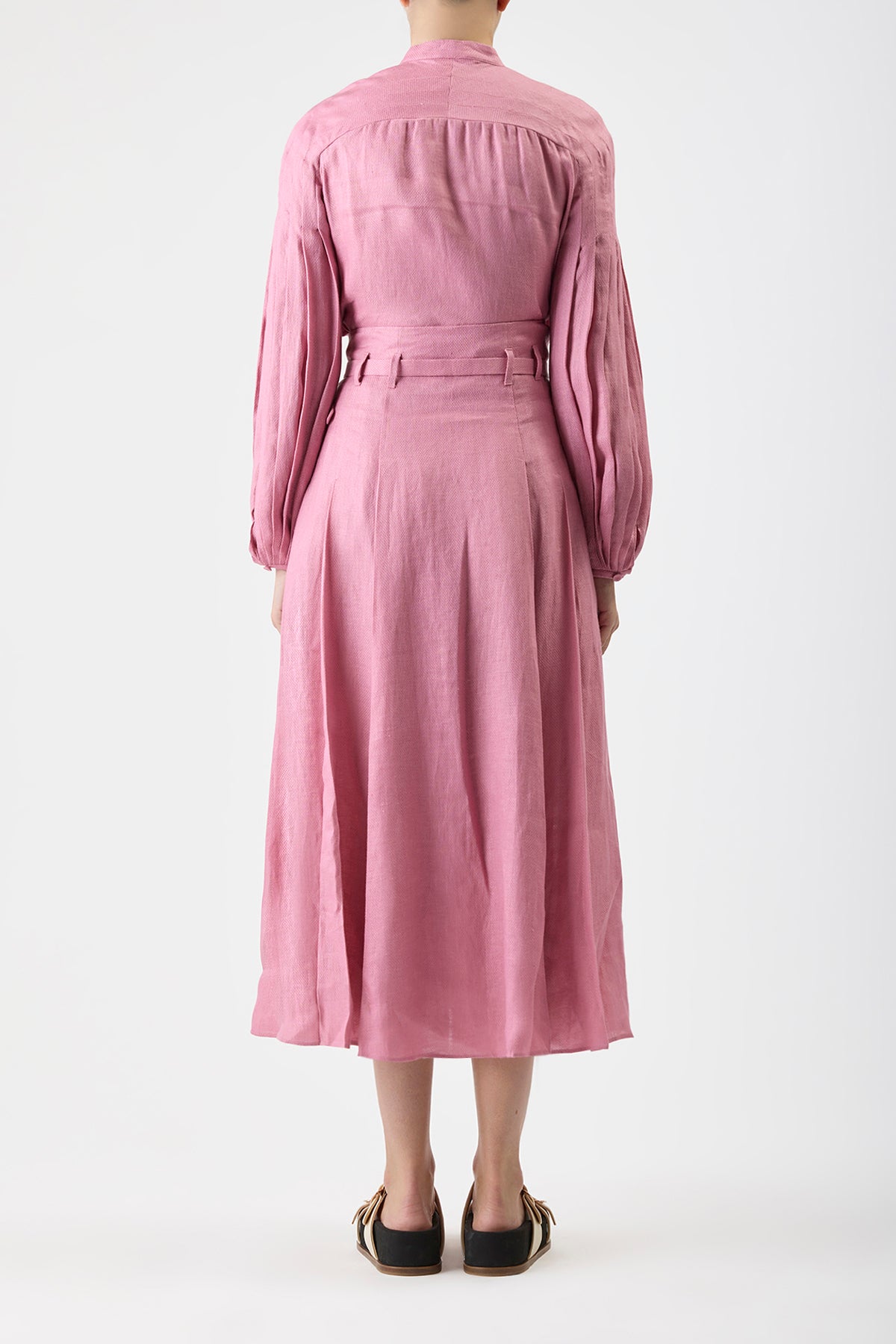 Laetitia Blouse in Rose Quartz Linen