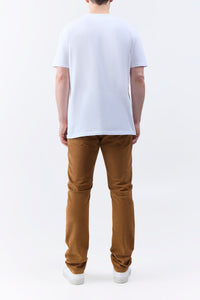 Anthony Five Pocket Pant in Camel Suede