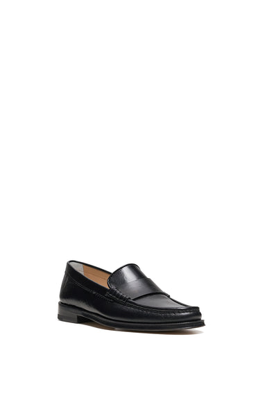 【関税込み】Gabriela Hearst カーキ&ブラック Hays ローファー LOAFER_BLACK_PROFILEFRONT_5842