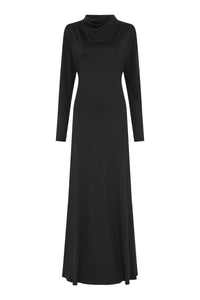 Hemera Dress in Black Cashmere Jersey