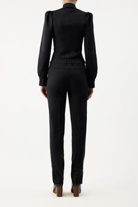 Molly Pant in Black Sportswear Wool