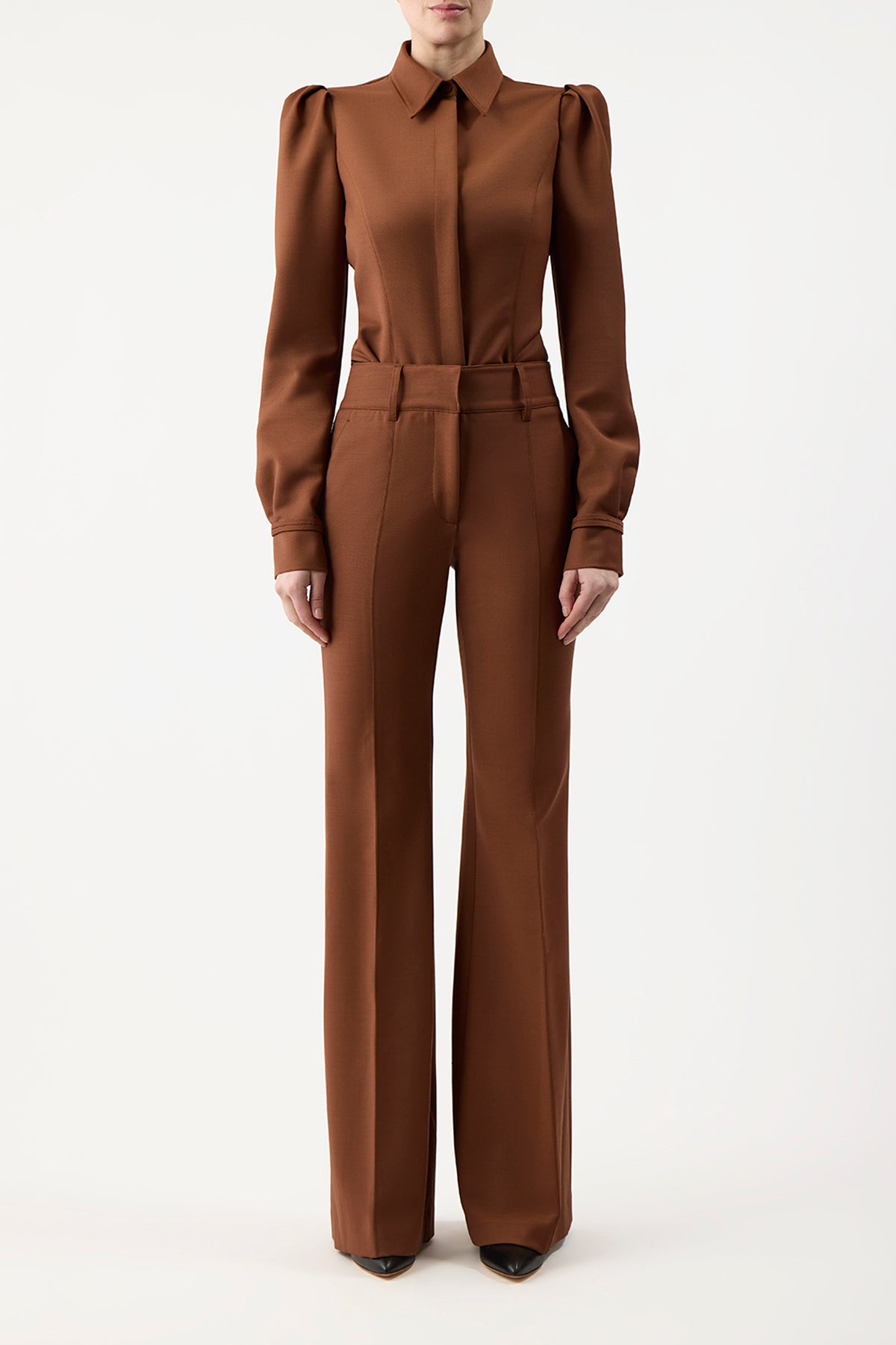 Rhein Pant in Cognac Sportswear Wool