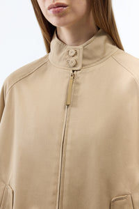 Wynne Jacket in Camel Light Sea Island Cotton Twill