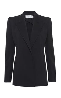 Mairi Blazer In Black Cashmere Jersey
