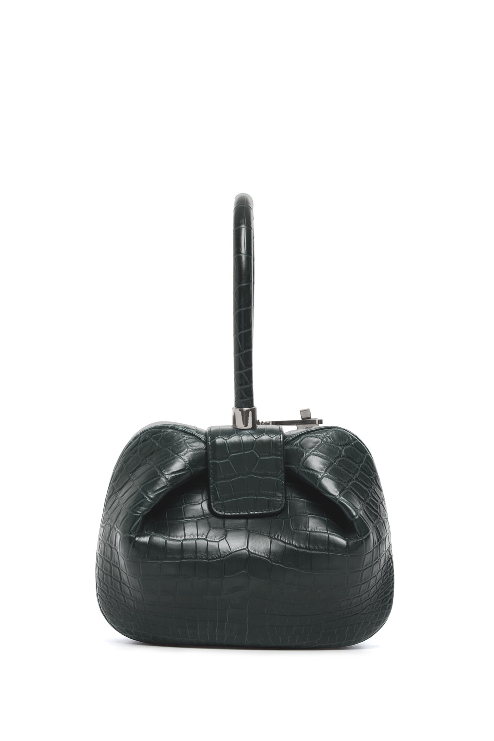 Nina Bag in Green Crocodile Leather