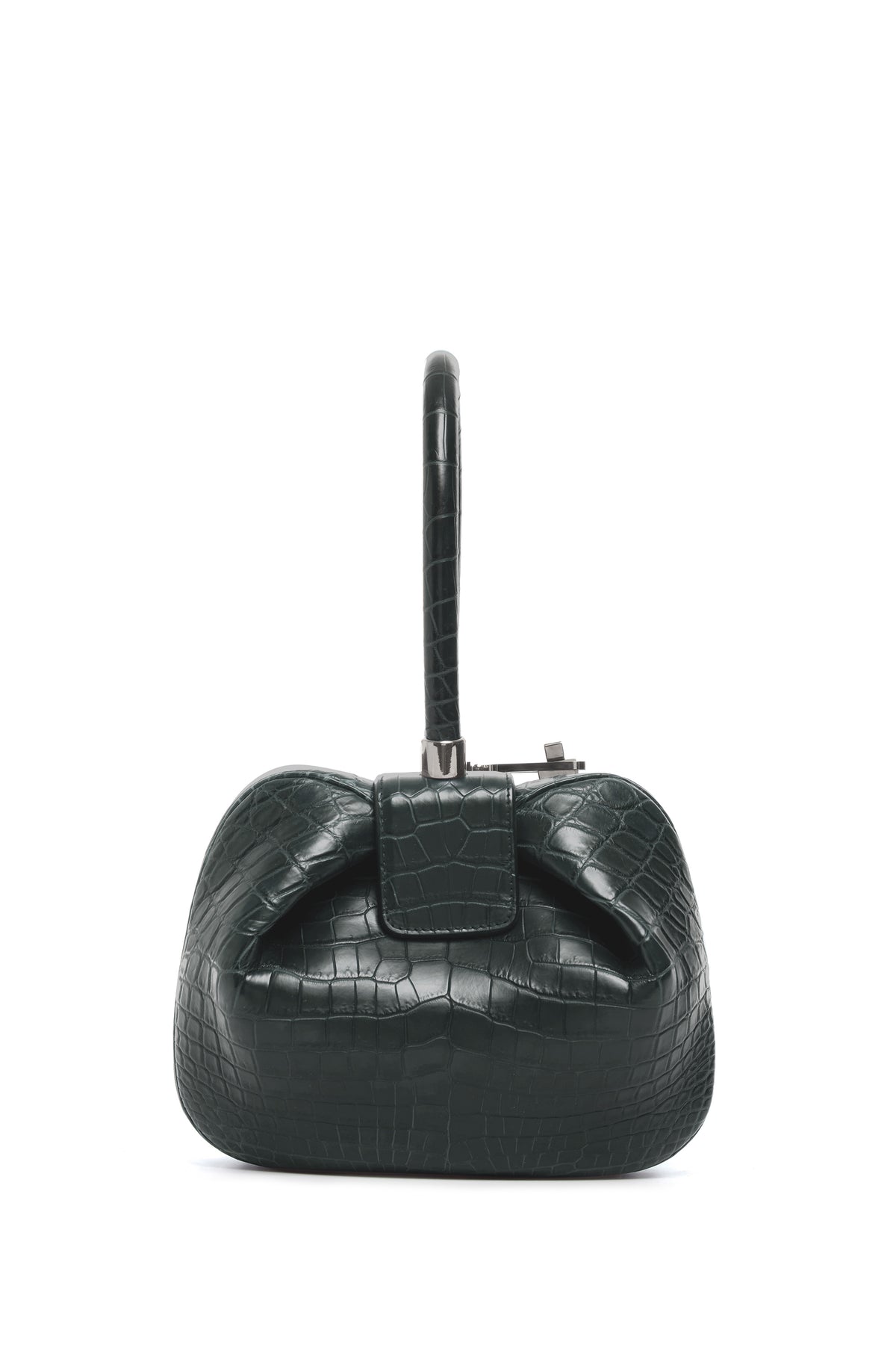 Nina Bag in Green Crocodile Leather