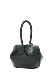 Nina Bag in Green Crocodile Leather
