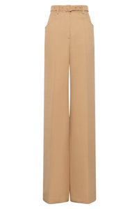 Norman Pant in Wheat Textured Linen Slub