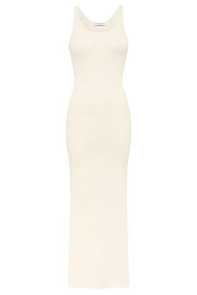 Nyra Silk Maxi Dress Off White | Gabriela Hearst