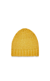 Pacino Knit Hat in Golden Birch Welfat Cashmere