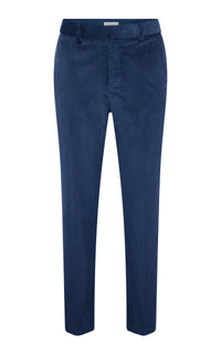 Sebastian Pant in Electric Navy Sea Island Cotton Corduroy