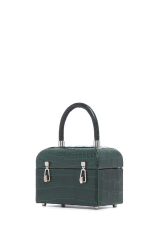 Patsy Bag in Green Crocodile Leather