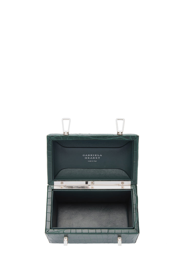 Patsy Bag in Green Crocodile Leather