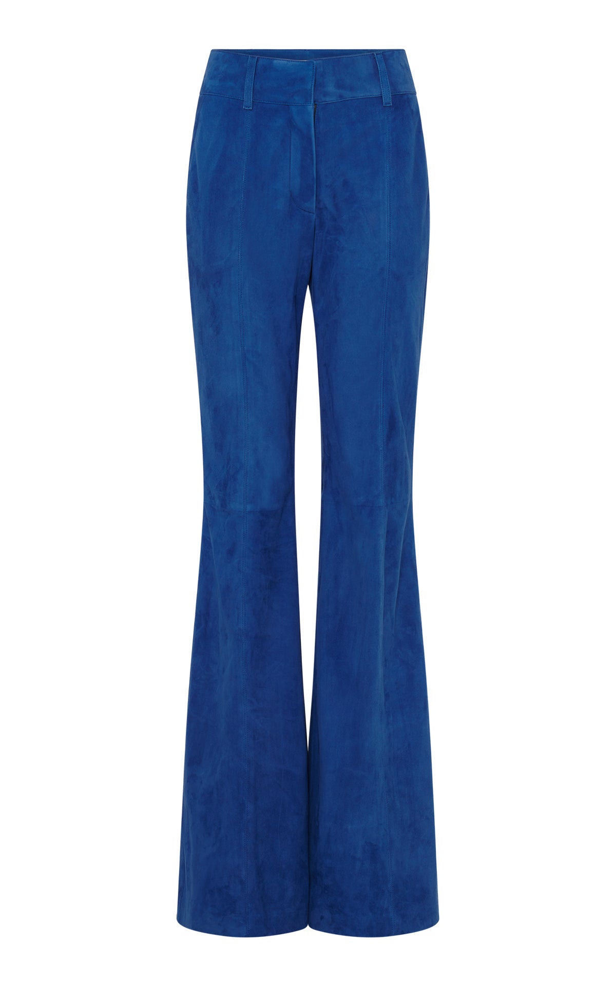 Rhein Flare Pant in Cobalt Suede