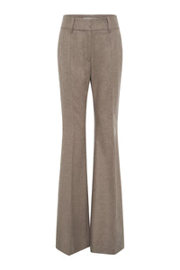 Rhein Pant in Walnut Cashmere Wool Flannel