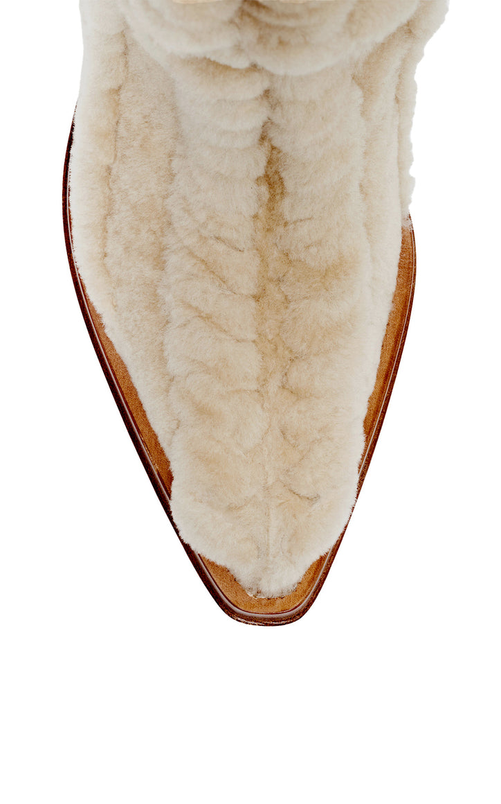 Joseph Tall Boot in Natural Shearling