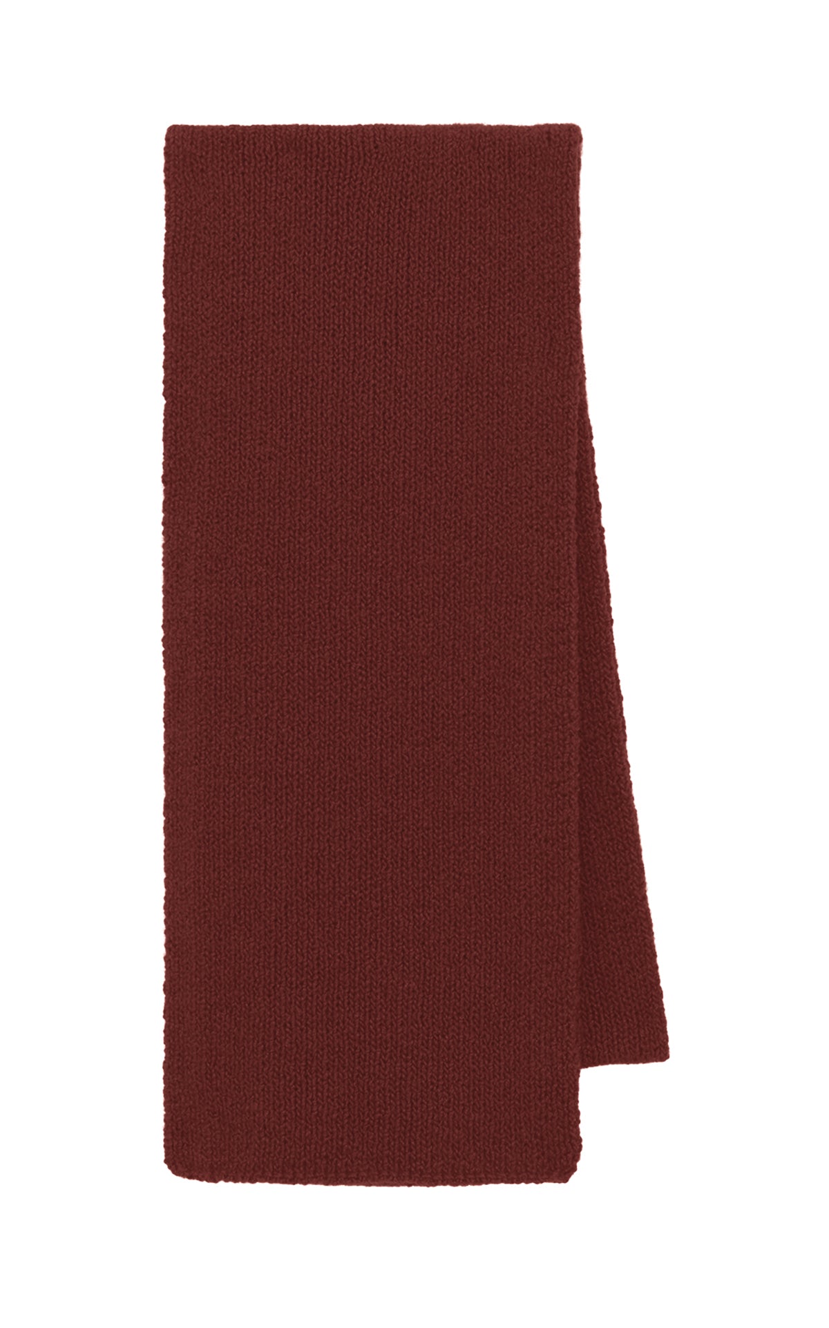 Tulsi Knit Scarf in Burnt Sienna Cashmere