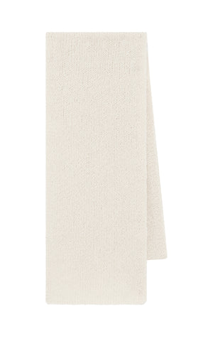 Tulsi Knit Scarf in Ivory Cashmere