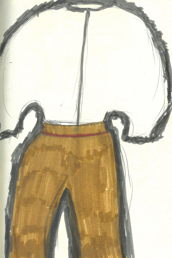 Waverly Top in Ivory Recycled Wool