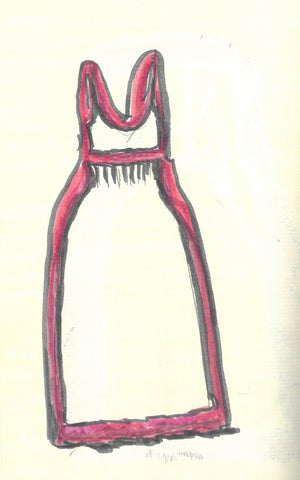 アンナマリア ニット マキシスカート ブラック シルク