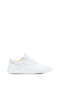 Ohio Sneakers in White Textured Leather