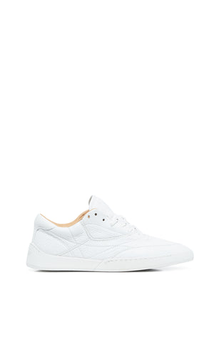 Ohio Slip-on Sneaker in White Textured Leather