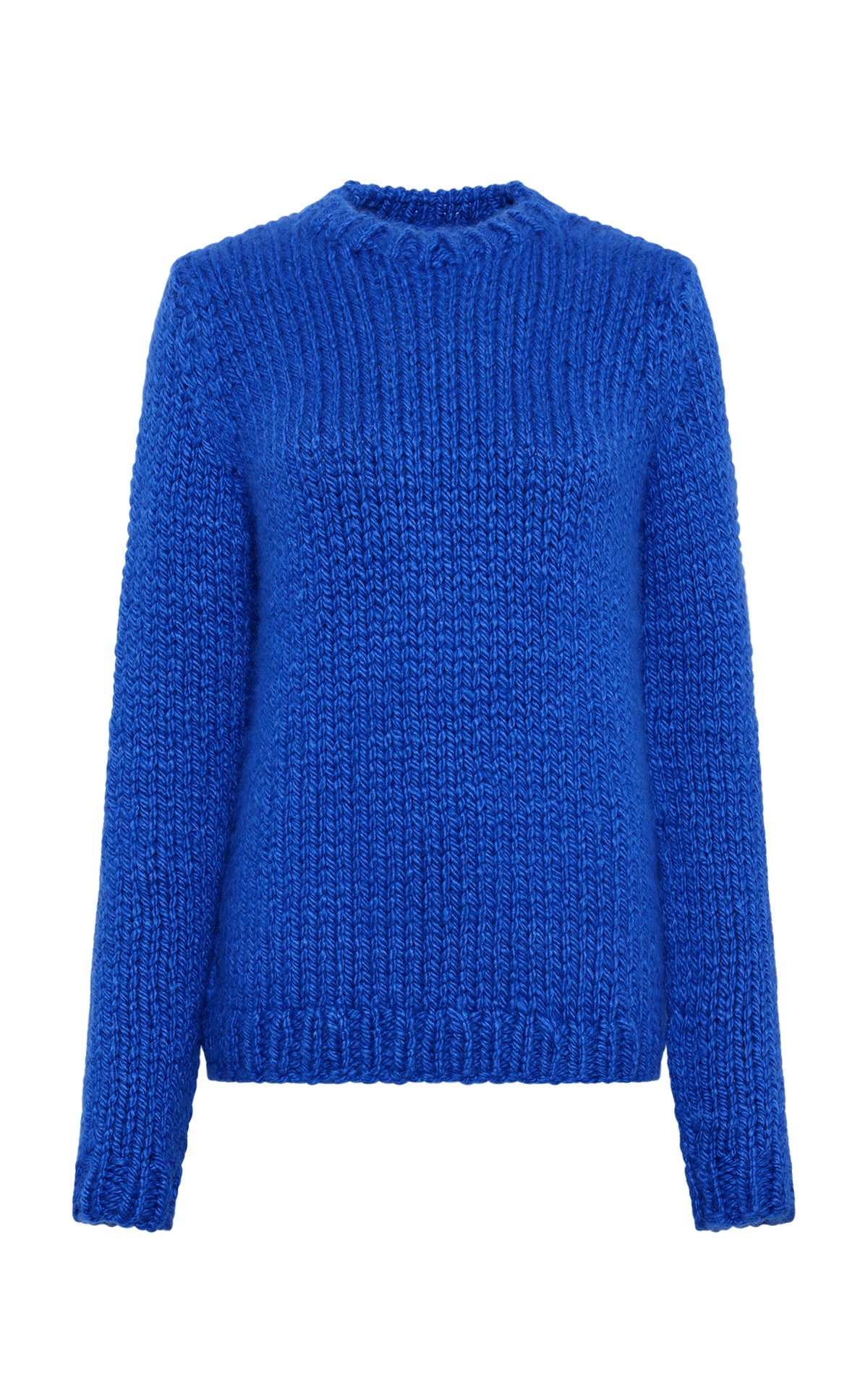 Poros Knit Sweater in Cobalt Cashmere