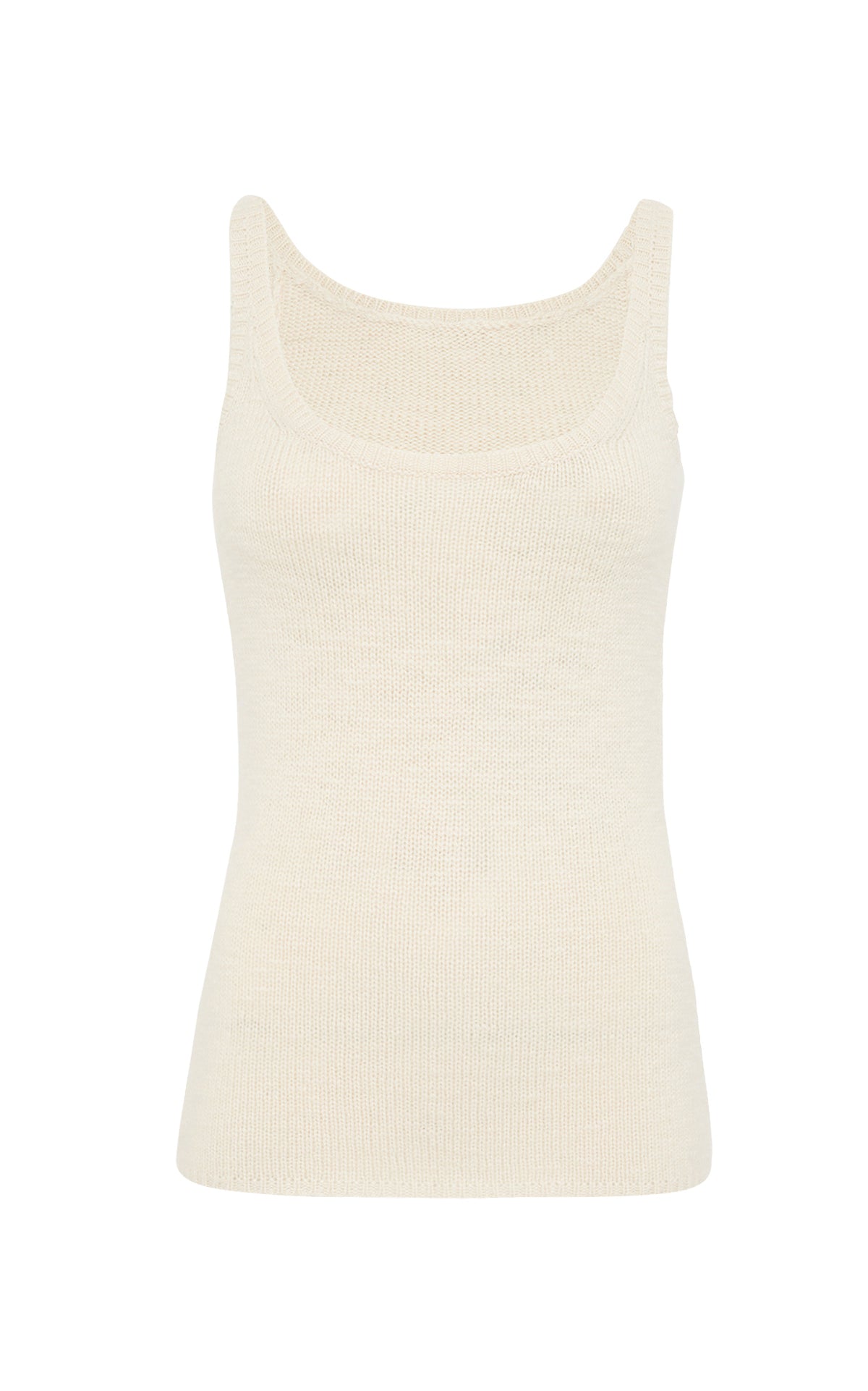 Women's Ivory Cashmere Tank Top | Gabriela Hearst
